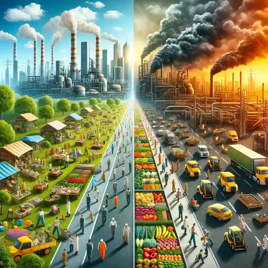 औद्योगिकरण का मानव पर प्रभाव